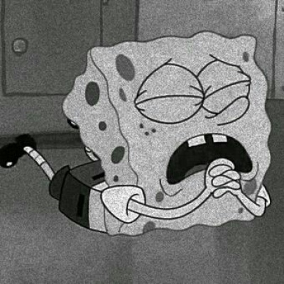 丧系图片动漫海绵宝宝